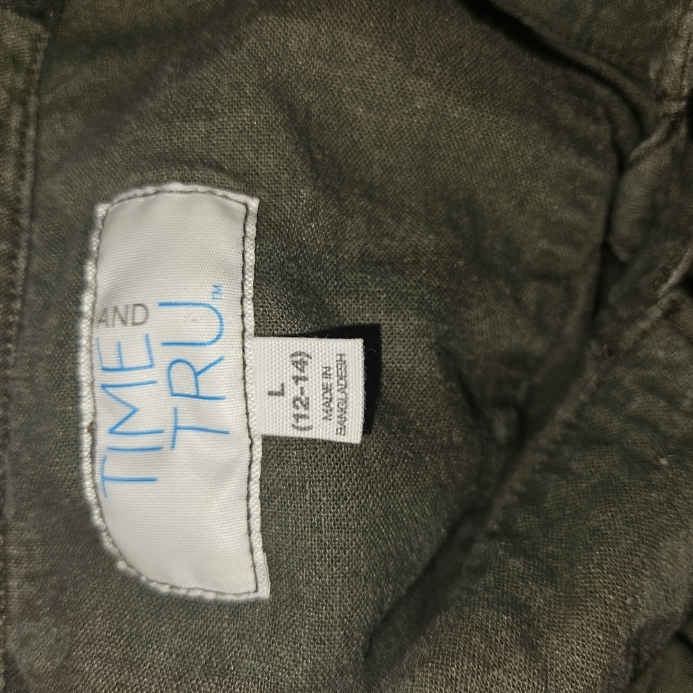 Time & Tru Womans Lightweight Jacket Size L (12-14) - Picture 10 of 11